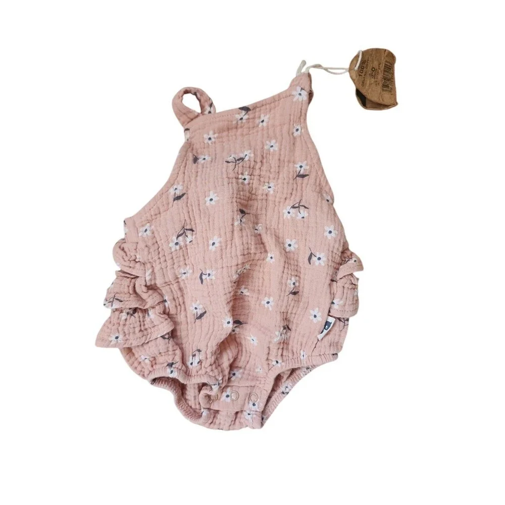 3-6 Month 5 Piece Spring Baby Girl Clothing Lot Bundle One pieces Sleep Sack